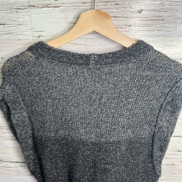Club Monaco sweater vest oversized gray size xs wool blend - Picture 6 of 8